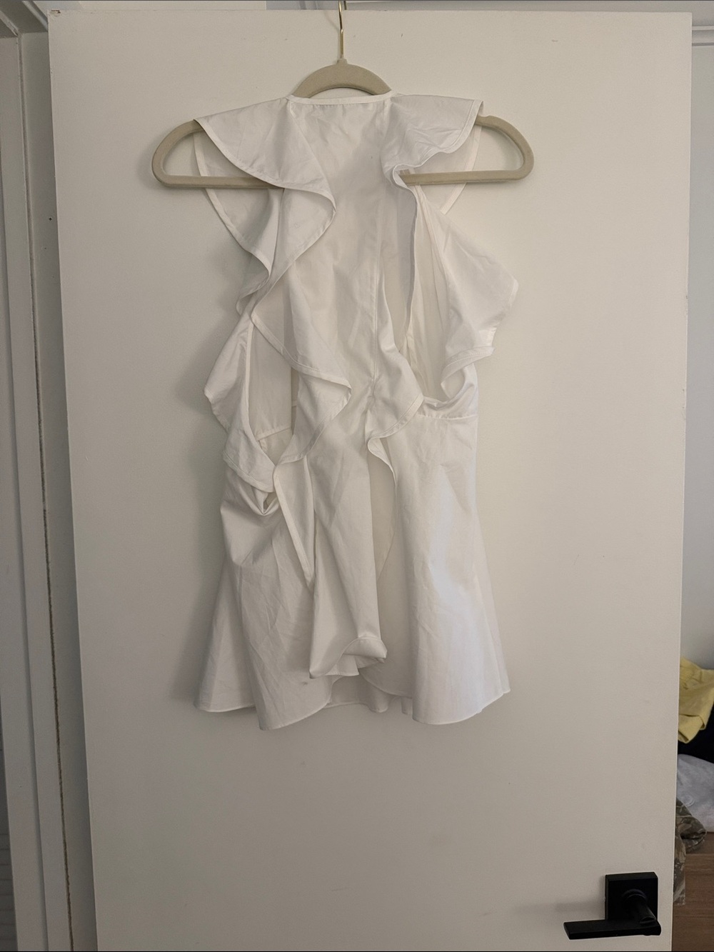 Givenchy Paris White Ruffle Tank Tunic - Picture 3 of 3